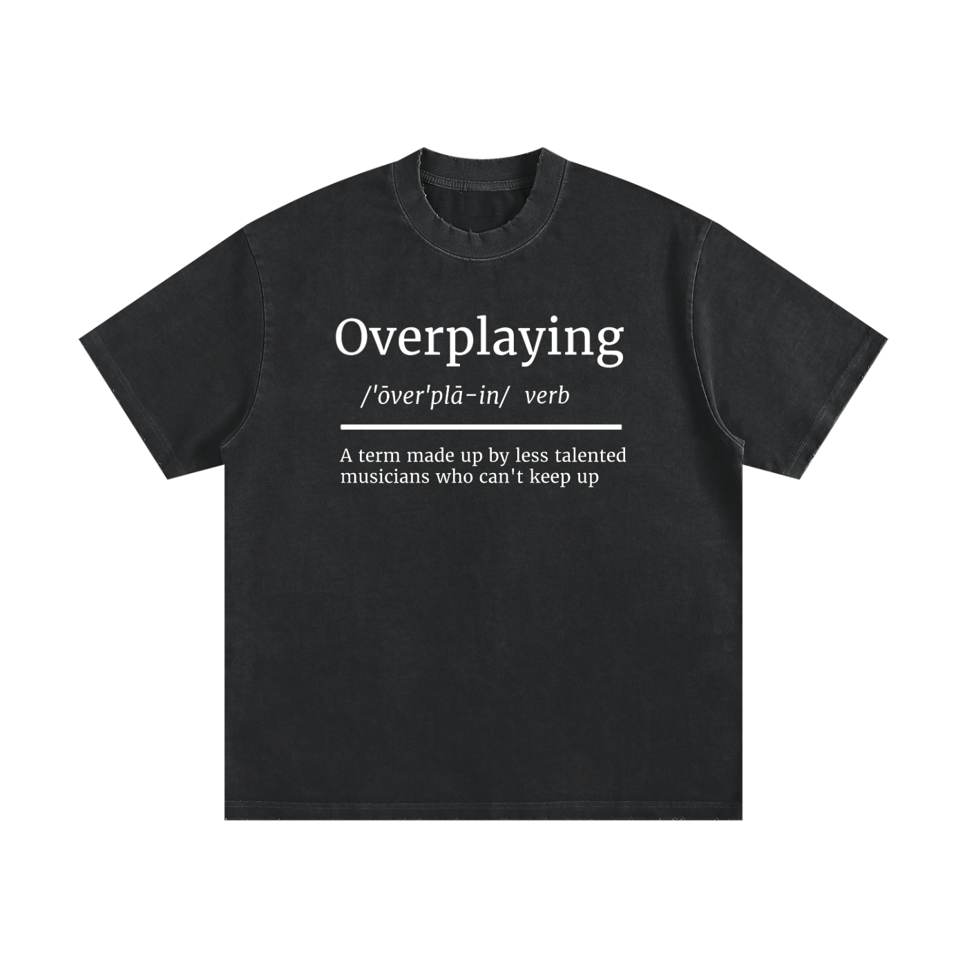 Overplaying Heavyweight Frayed T-Shirt
