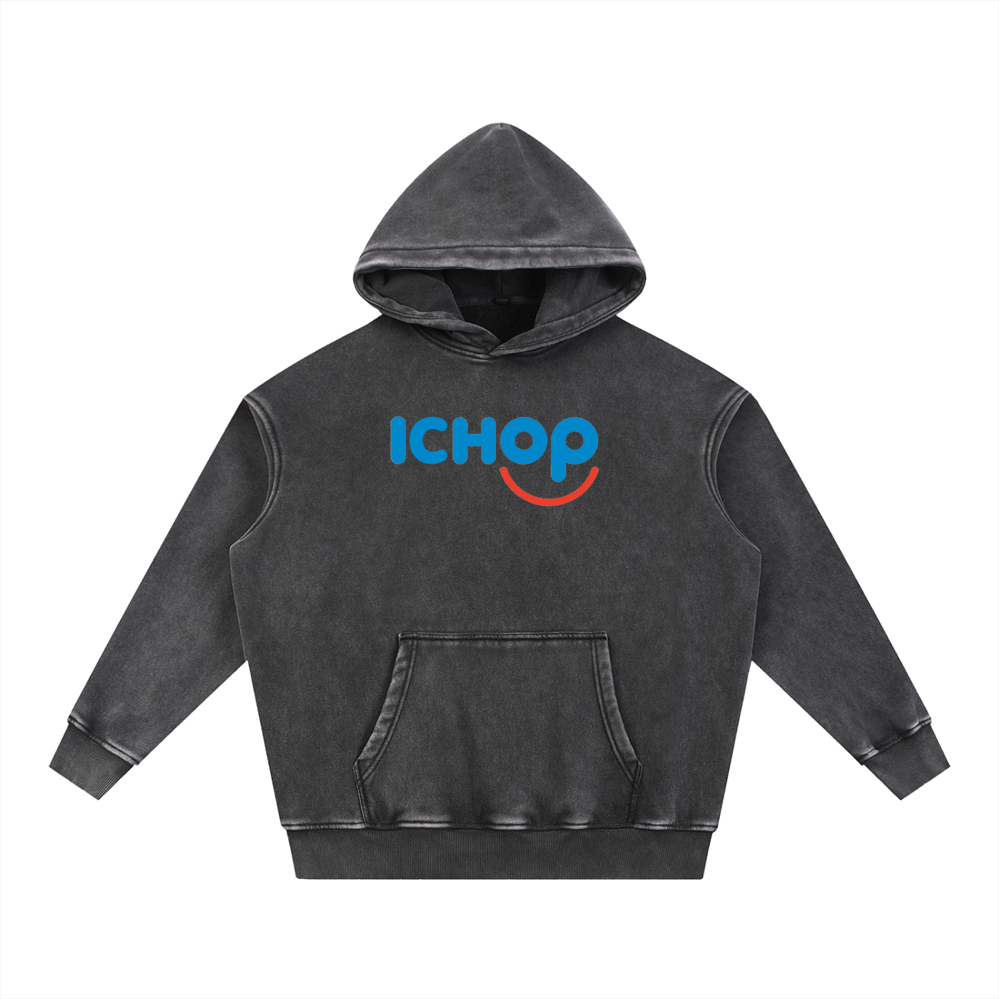 Snow Wash Fleece Oversize Hoodie