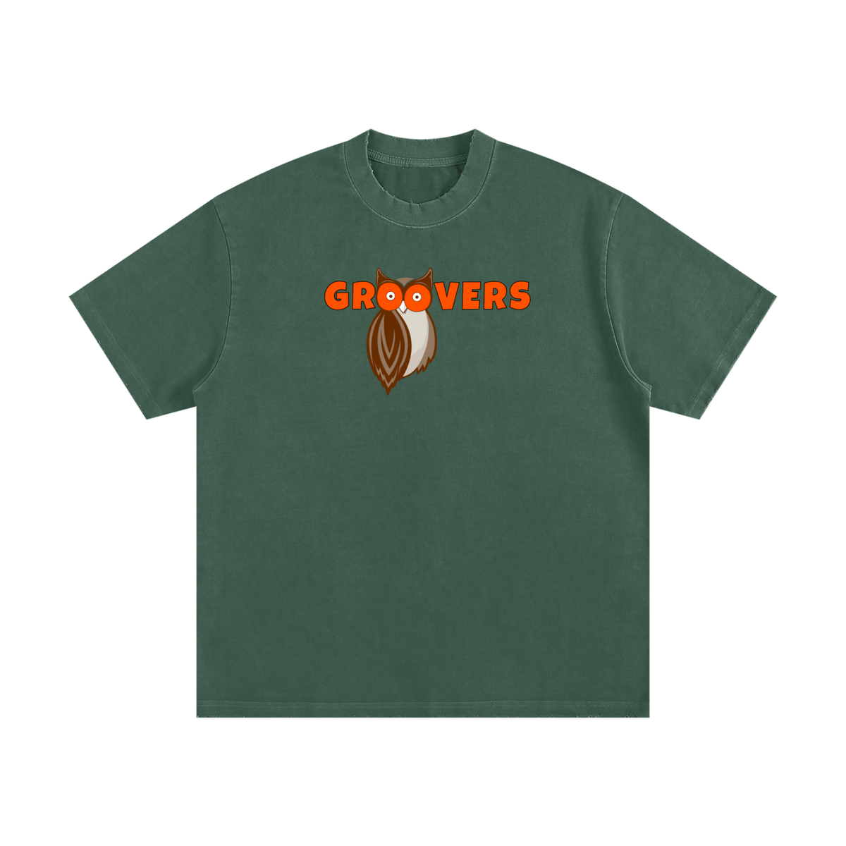 Groovers Heavyweight Frayed T-Shirt