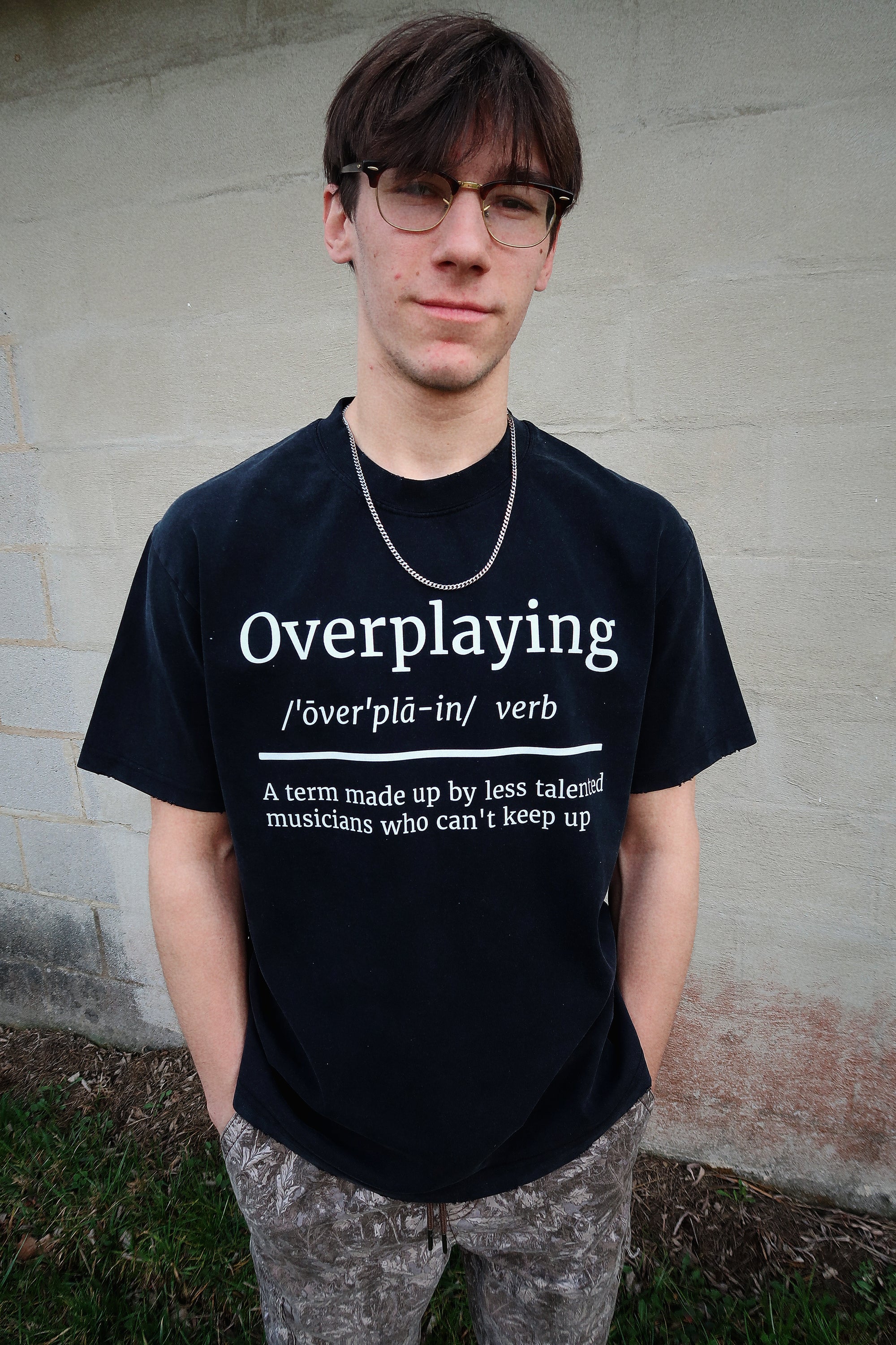Overplaying Heavyweight Frayed T-Shirt