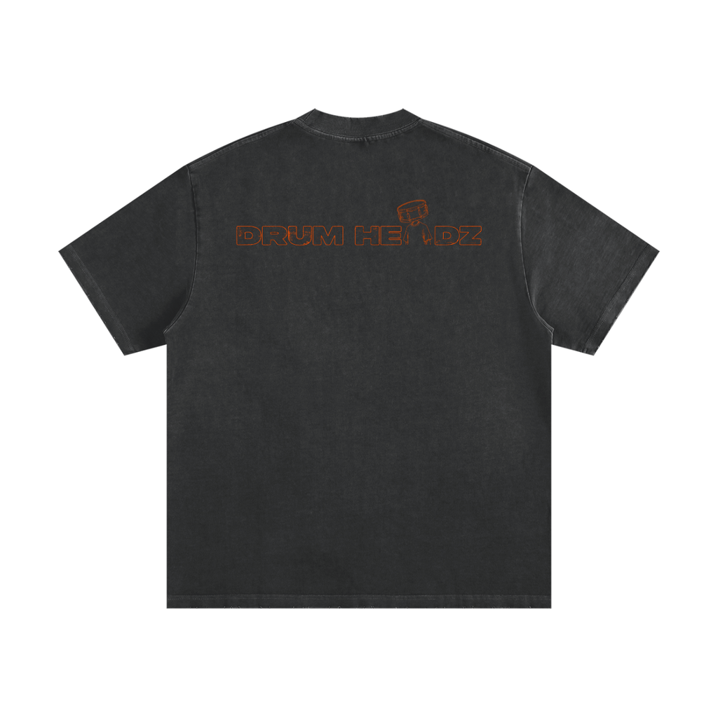 Groovers Heavyweight Frayed T-Shirt (Black)